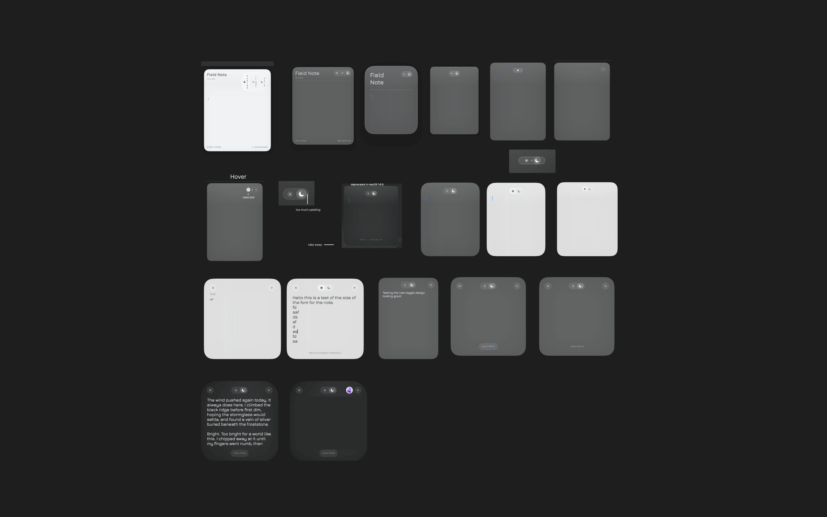 Human Systems Moodboards