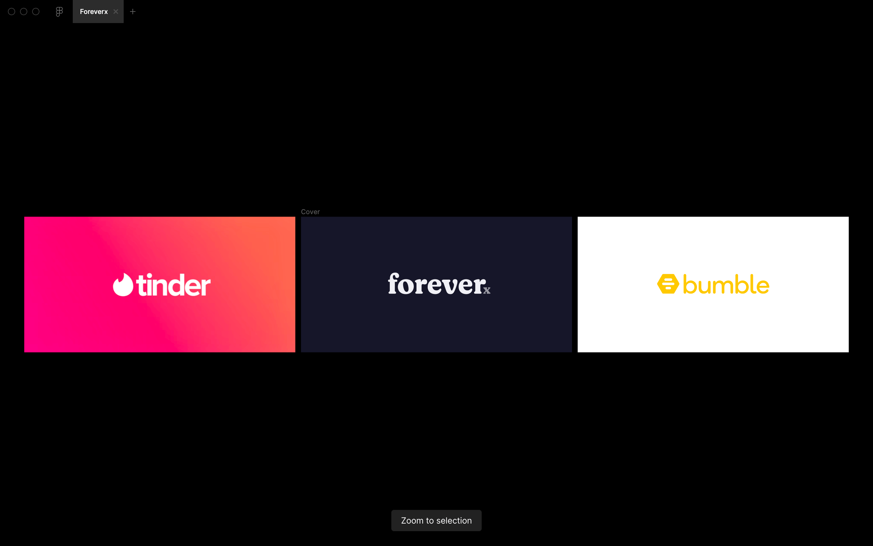 foreverx logo next to competition such as tinder. and bumble