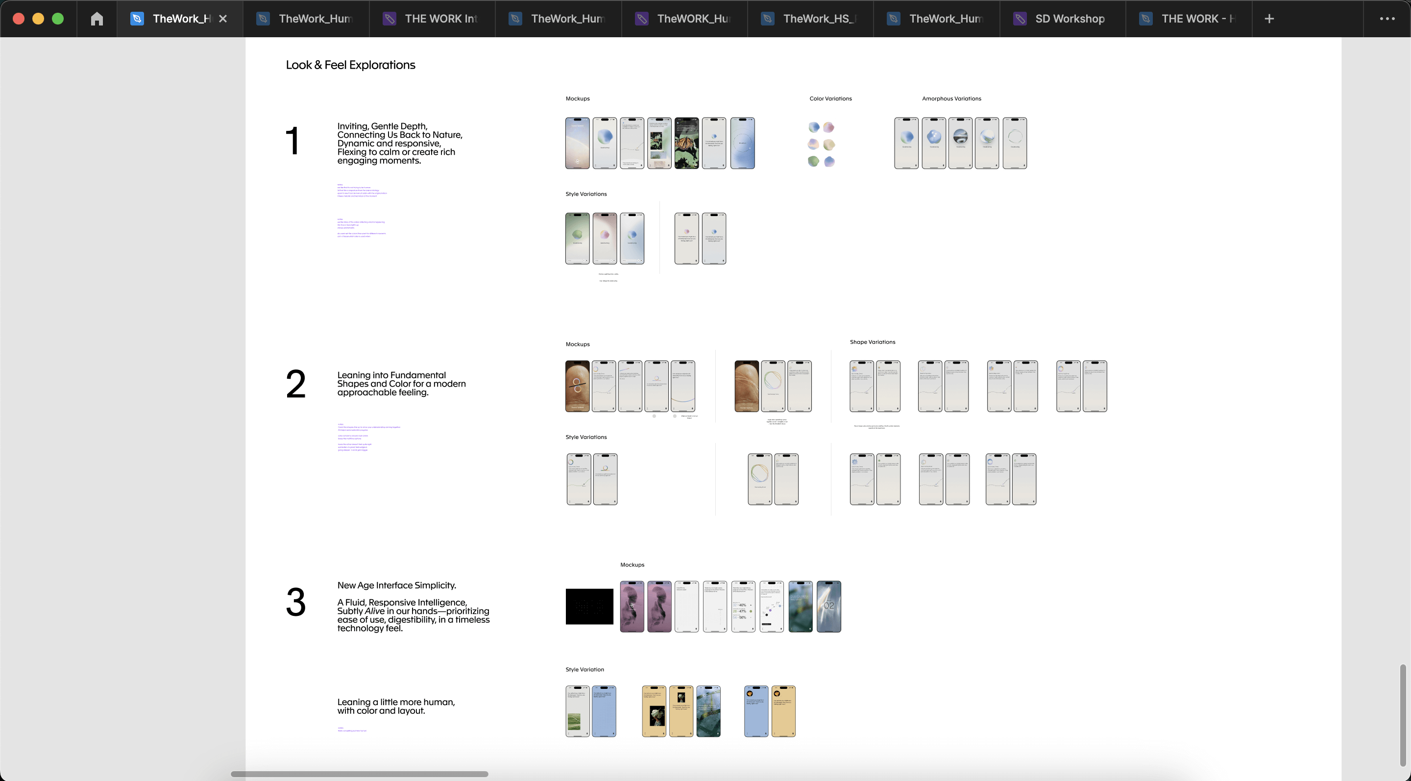 Human Systems external collaborative discovery session showing phones and community breakout room screens 3