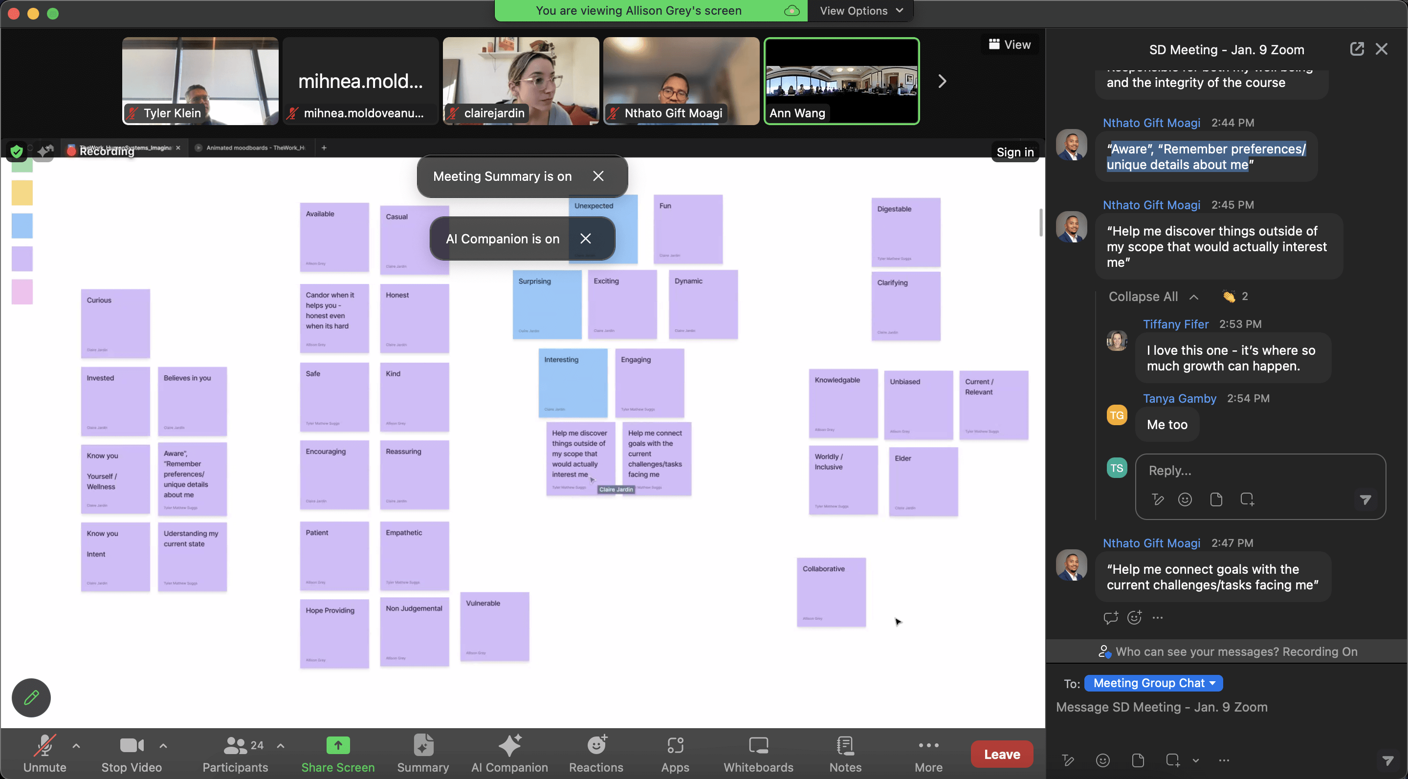 Human Systems San Diego ai tone brainstorming session